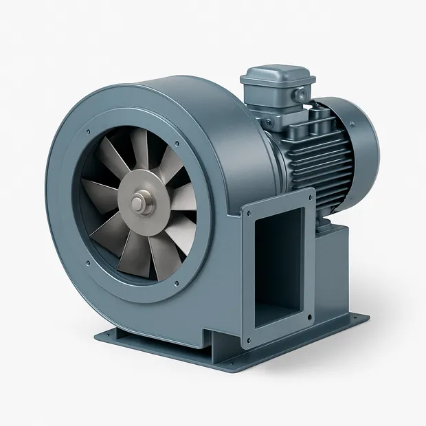 Вентилятор дымоудаления промышленный радиальный