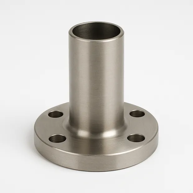 Фланец нержавеющий длинный приварной с буртиком